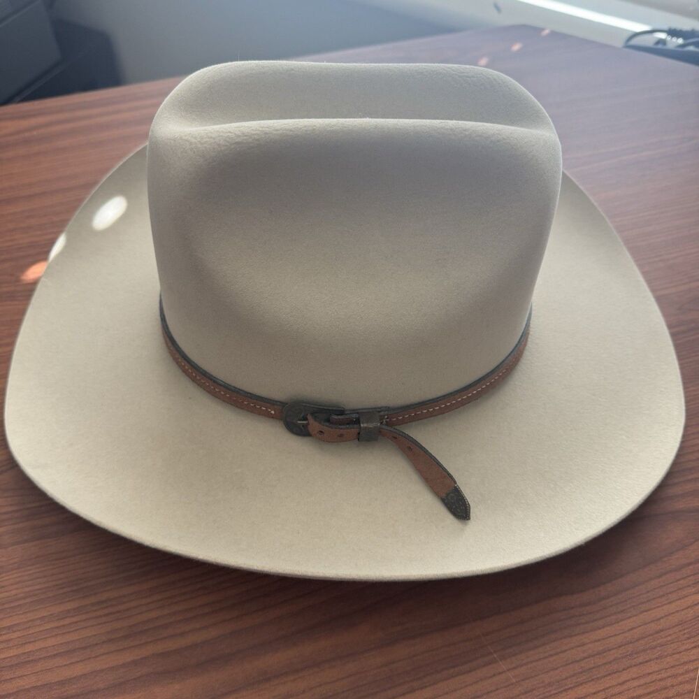 Vintage Stetson 4X Beaver cowboy hat US 7 56 cm - xxxx made in usa john b felt